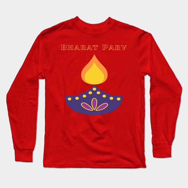 Bharat Parv - Diya Long Sleeve T-Shirt by Bharat Parv